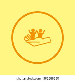children, hand, icon