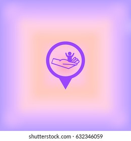 children, hand, icon