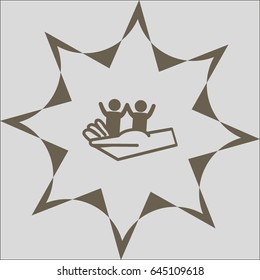 children, hand, icon