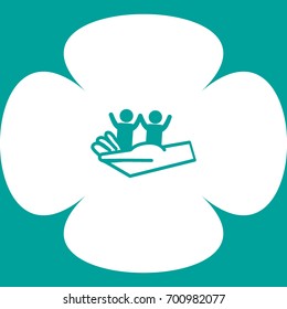 children, hand, icon