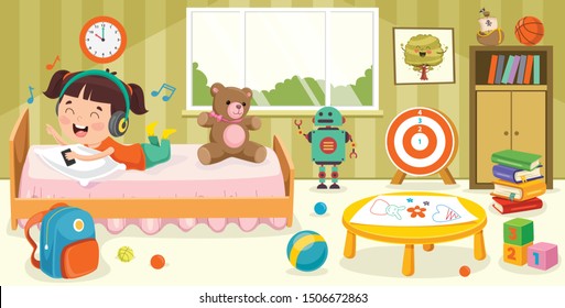 Children Having Fun In A Room