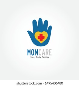 Children Health Care Logo Template Design Vector