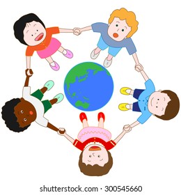 Children in hope of a global environment