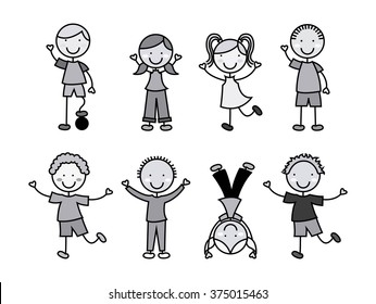Children icon design 