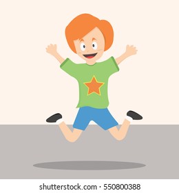 children jumping