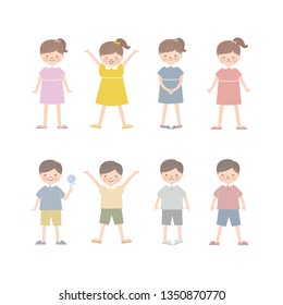children kids boy&girl