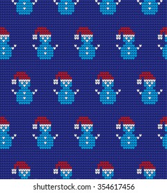 children, knitted, winter, Christmas pattern