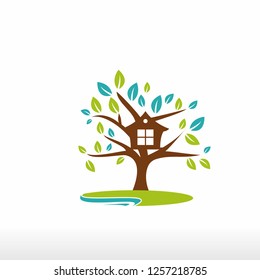 children learn and Tree Kids Logo playful