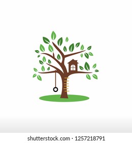 children learn and Tree Kids Logo playful