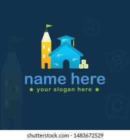 children learning center logo design