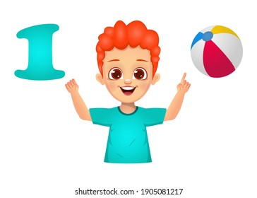 niños aprendiendo número contando con dedos 