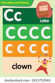 Children Learning Printable - Basic writing practice for kindergarten kids. Alphabet tracing worksheet with all Az letters. Tracing uppercase and lowercase letter 