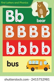 Children Learning Printable - Basic writing practice for kindergarten kids. Alphabet tracing worksheet with all Az letters. Tracing uppercase and lowercase letter 