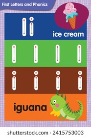 Children Learning Printable - Basic writing practice for kindergarten kids. Alphabet tracing worksheet with all Az letters. Tracing uppercase and lowercase letter 