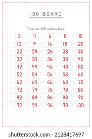 Children Learning Printable - Reading, Tracing, and Writing Numbers Odd Number