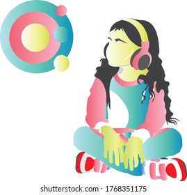 Children little girl education scholl 