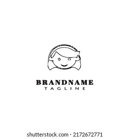children logo cartoon icon design template concept modern isolated vector illustration