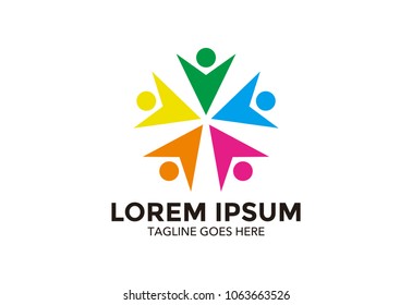 children logo. kindergarten. icon. vector illustration. simple. minimalist