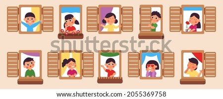 Similar – Image, Stock Photo putto Window