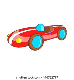 Children machine icon in cartoon style isolated on white background. Games and toys symbol