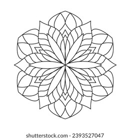 Children mandala serene spirals coloring book page for kdp book interior. Peaceful Petals, Ability to Relax, Brain Experiences, Harmonious Haven, Peaceful Portraits, Blossoming Beauty mandala design.