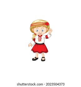 children mascot icon logo vector