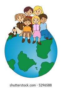 Children on Top - Vector