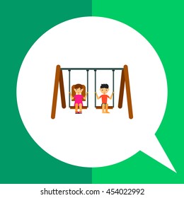 Children in Park Icon