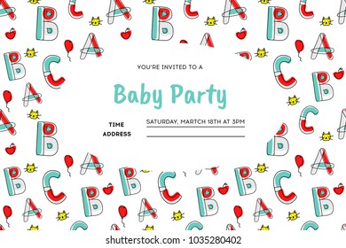 Children party invitation