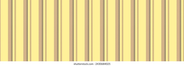 Children pattern stripe fabric, material vertical textile vector. Wealth background lines texture seamless in yellow and red color.