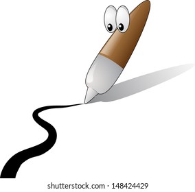 Animated Pen Images Cartoon