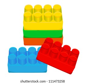 children plastic bricks toy