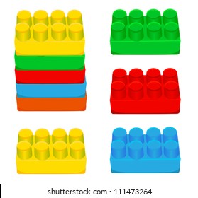 children plastic bricks toy