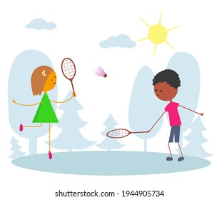 249 Badminton Player Clipart Stock Illustrations, Images & Vectors 