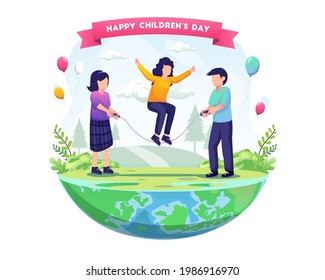 世界の子供 イラスト のベクター画像素材 画像 ベクターアート Shutterstock