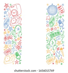 Children play music. Musical education, theatre, school.