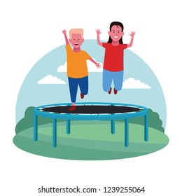 children at the playground