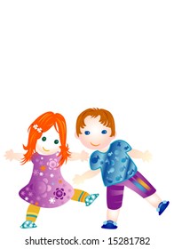 children playing