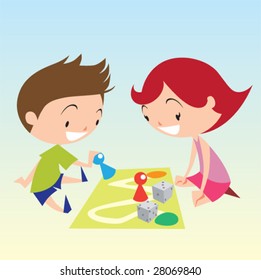 Children playing game