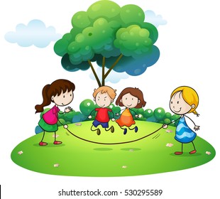 Children Playing Outside Clipart Hd Stock Images Shutterstock