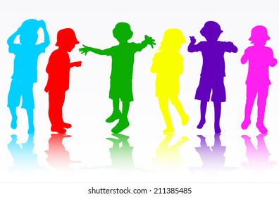 children playing outdoors