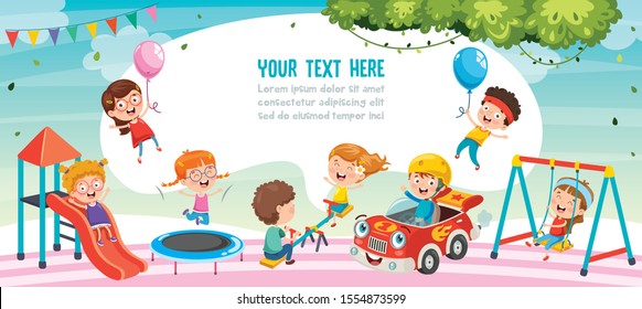 Children Playing In The Park