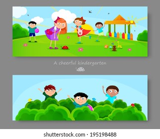 children playing in the park