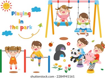 Children playing in the park