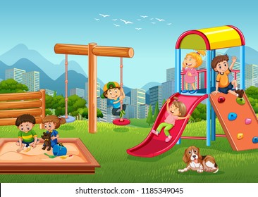 39,989 Children park drawing Images, Stock Photos & Vectors | Shutterstock