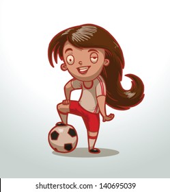 children playing sports, vector, 03