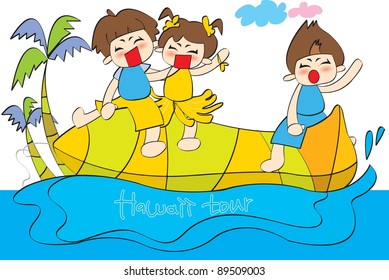 Children playing with Water