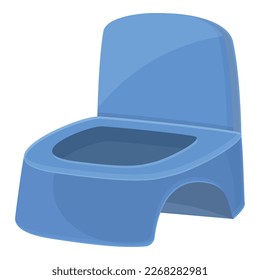 Vector de dibujos animados de icono de cemento infantil. El baño para bebés. Cañón de lavado