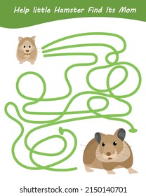 Ilustración vectorial de tareas preescolares infantiles