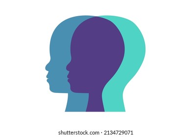 Children Psychology Concept Illustration. Developmental Psychology Symbol. Isolate On A White Background. Vector.